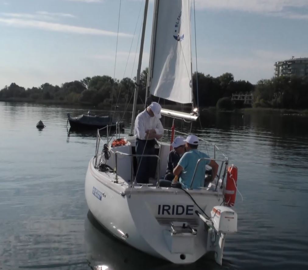 Ad Arona una regata con un equipaggio composto da non vedenti