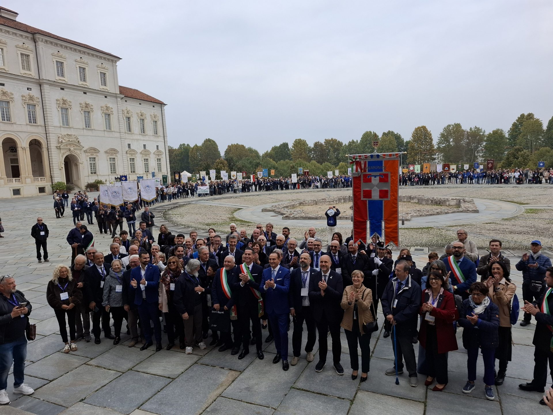 Festa per i 40 anni di Unpli Piemonte alla Reggia di Venaria, presente anche il VCO che ha il record di Pro Loco centenarie