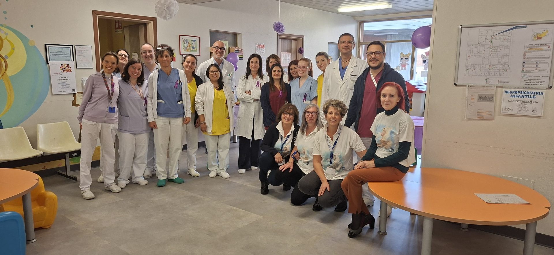 Giornata Mondiale della Prematurità: evento con famiglie, medici e infermieri nel reparto di Pediatria e Neonatologia dell'Asl Vco