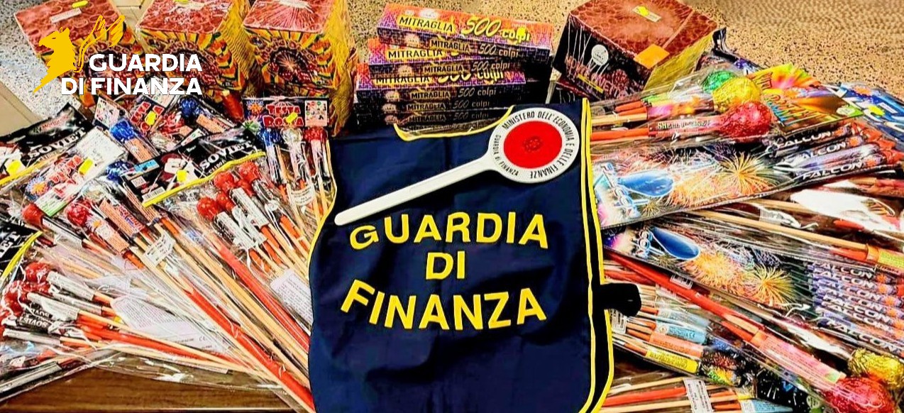 La Guardia di Finanza di Domodossola ha sequestrato 72 kg di fuochi d'artificio