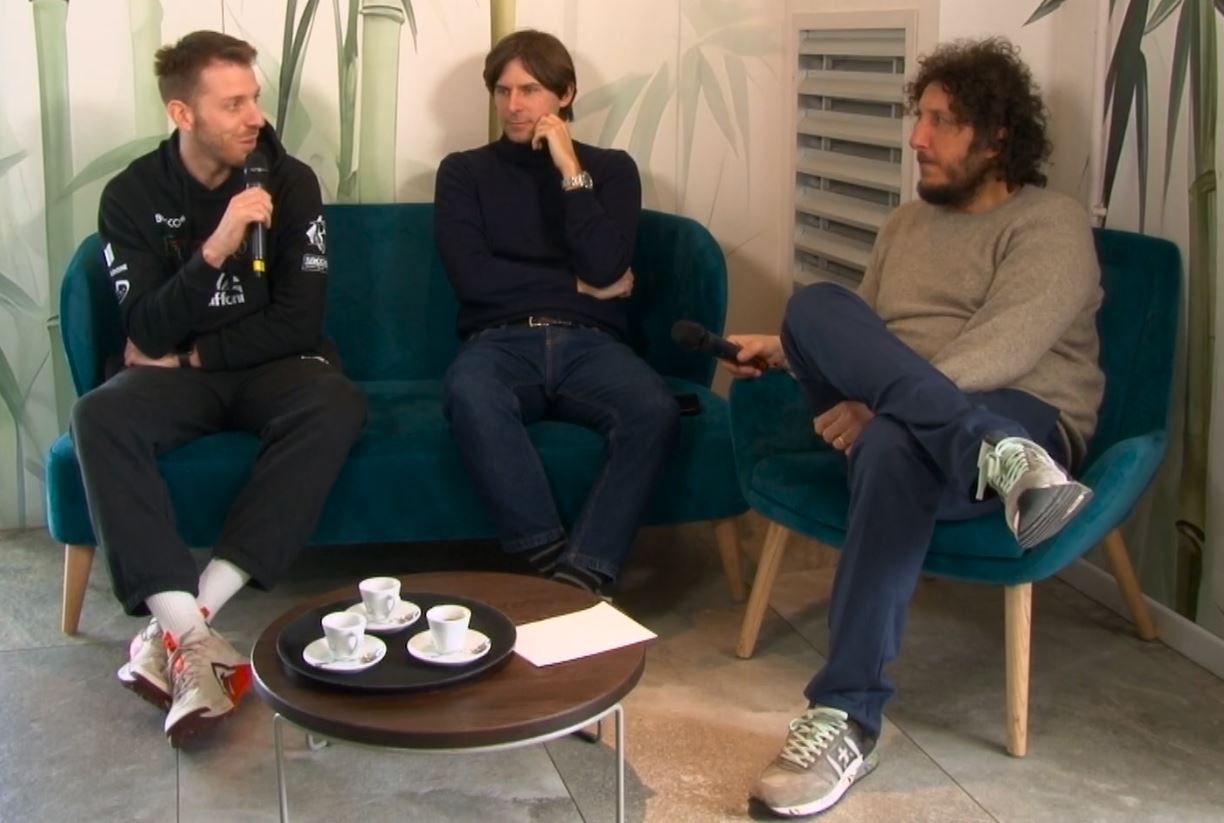 A Baskettando il DS Filippo Fanchini e il vice coach della Paffoni Paolo Verri