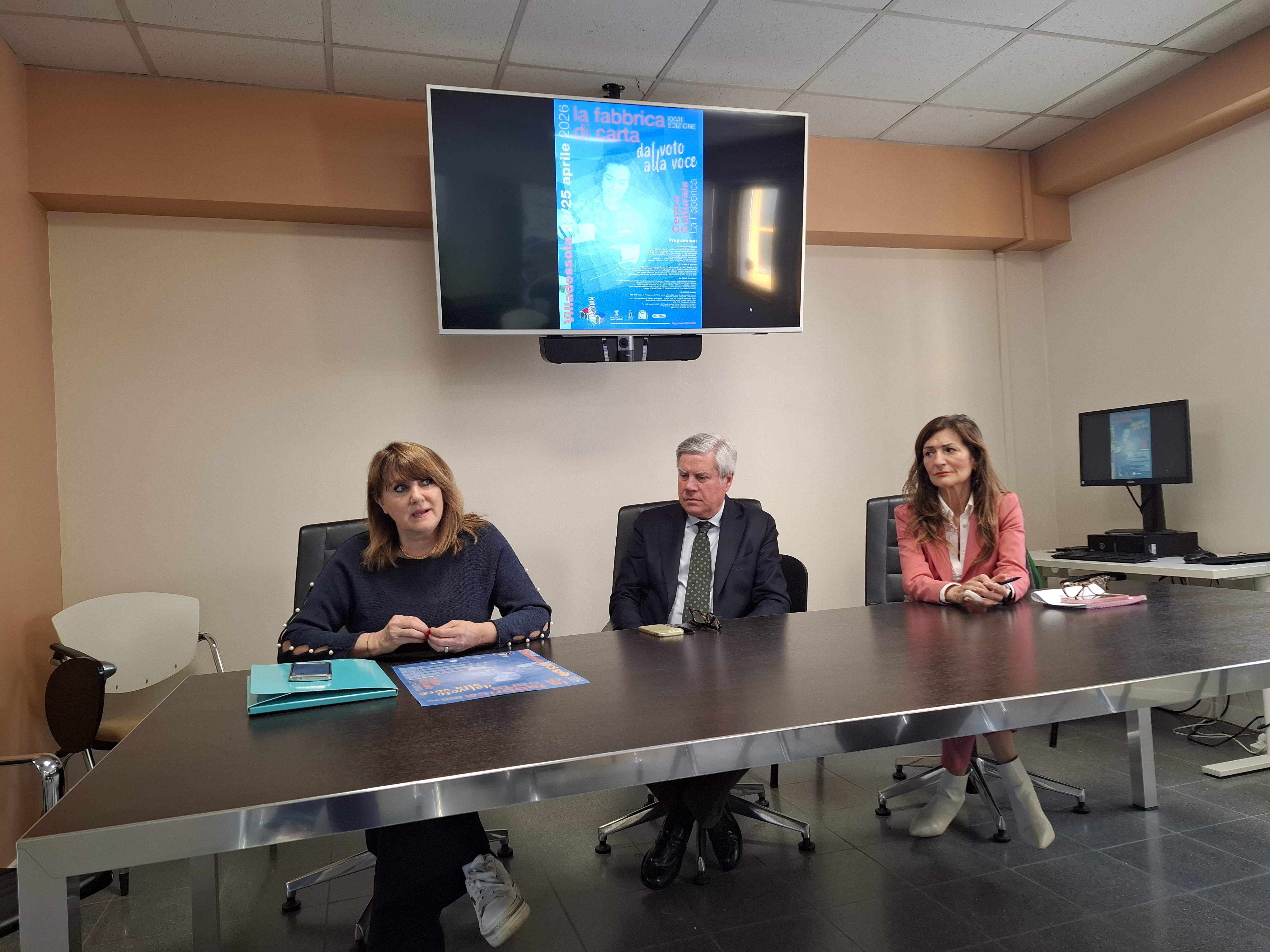 "Dal voto alla voce" il tema della Fabbrica di Carta 2026 a Villadossola dal 22 al 25 aprile