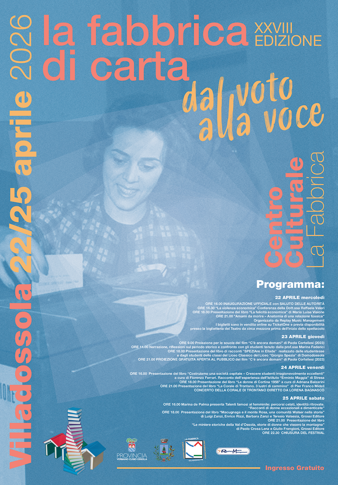 Domani alle 16 il taglio del nastro della 28° Fabbrica di Carta
