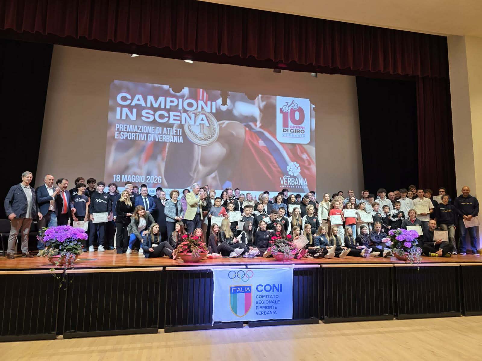 Ieri ‘Campioni in Scena’; che festa per lo sport verbanese