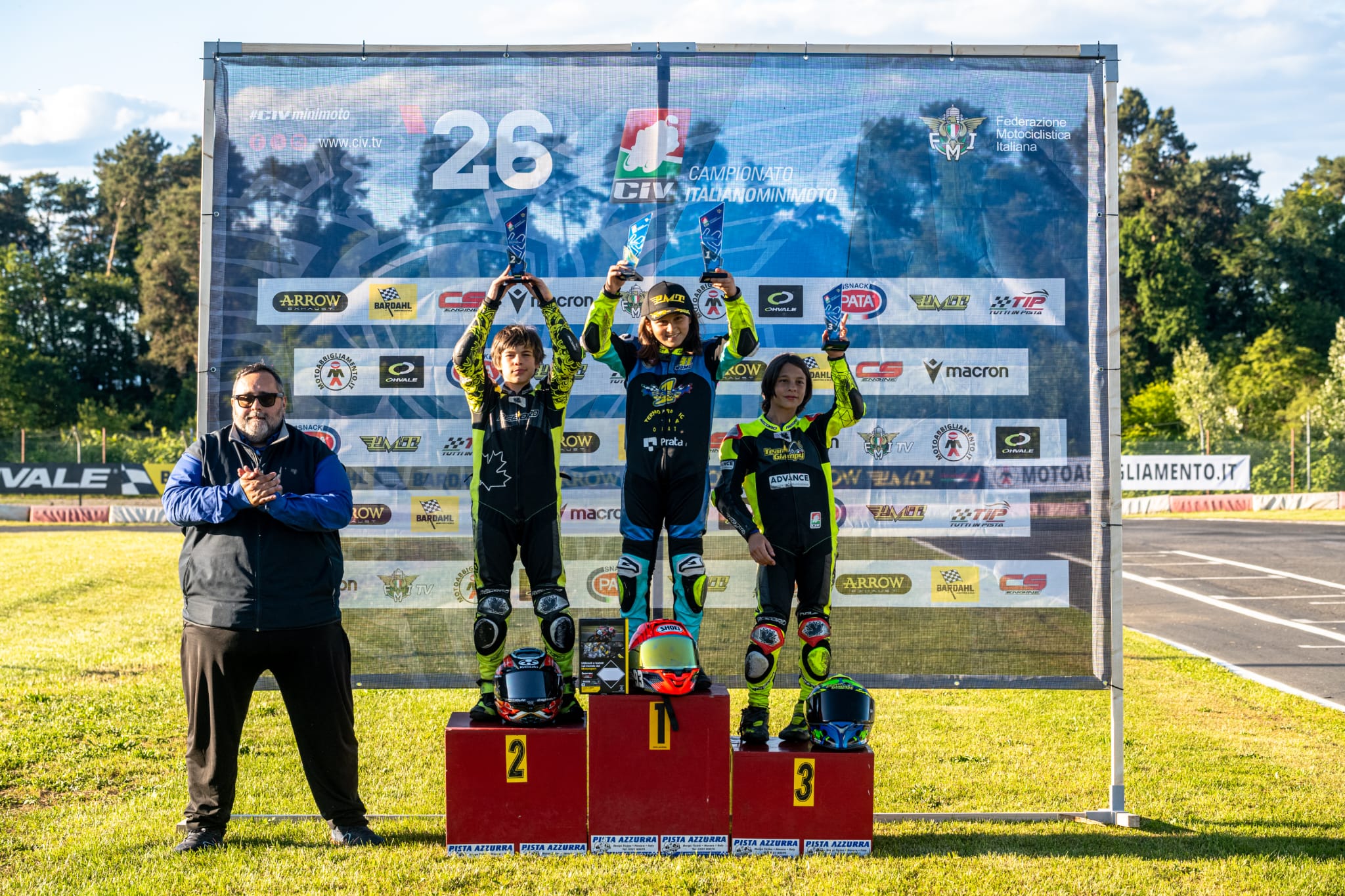 A Borgo Ticino il campionato italiano velocità minimoto