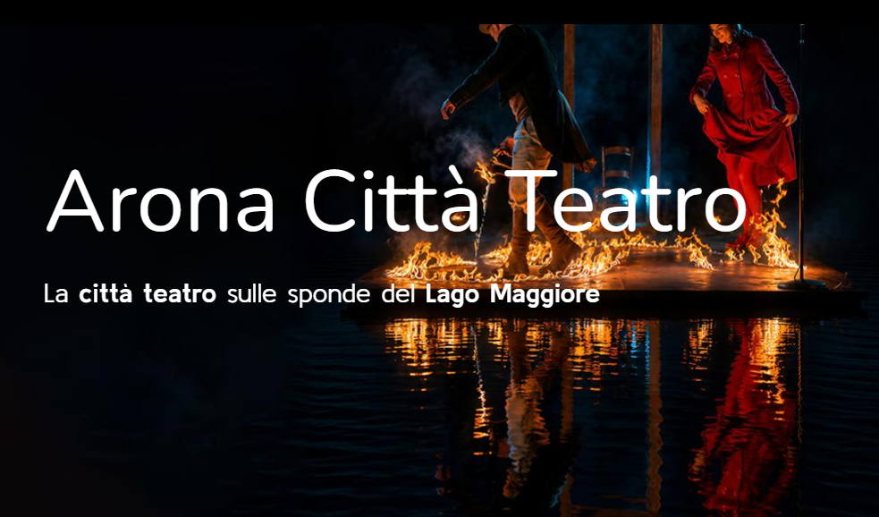 Ad Arona dal 29 agosto al 6 settembre torna Teatro sull'acqua