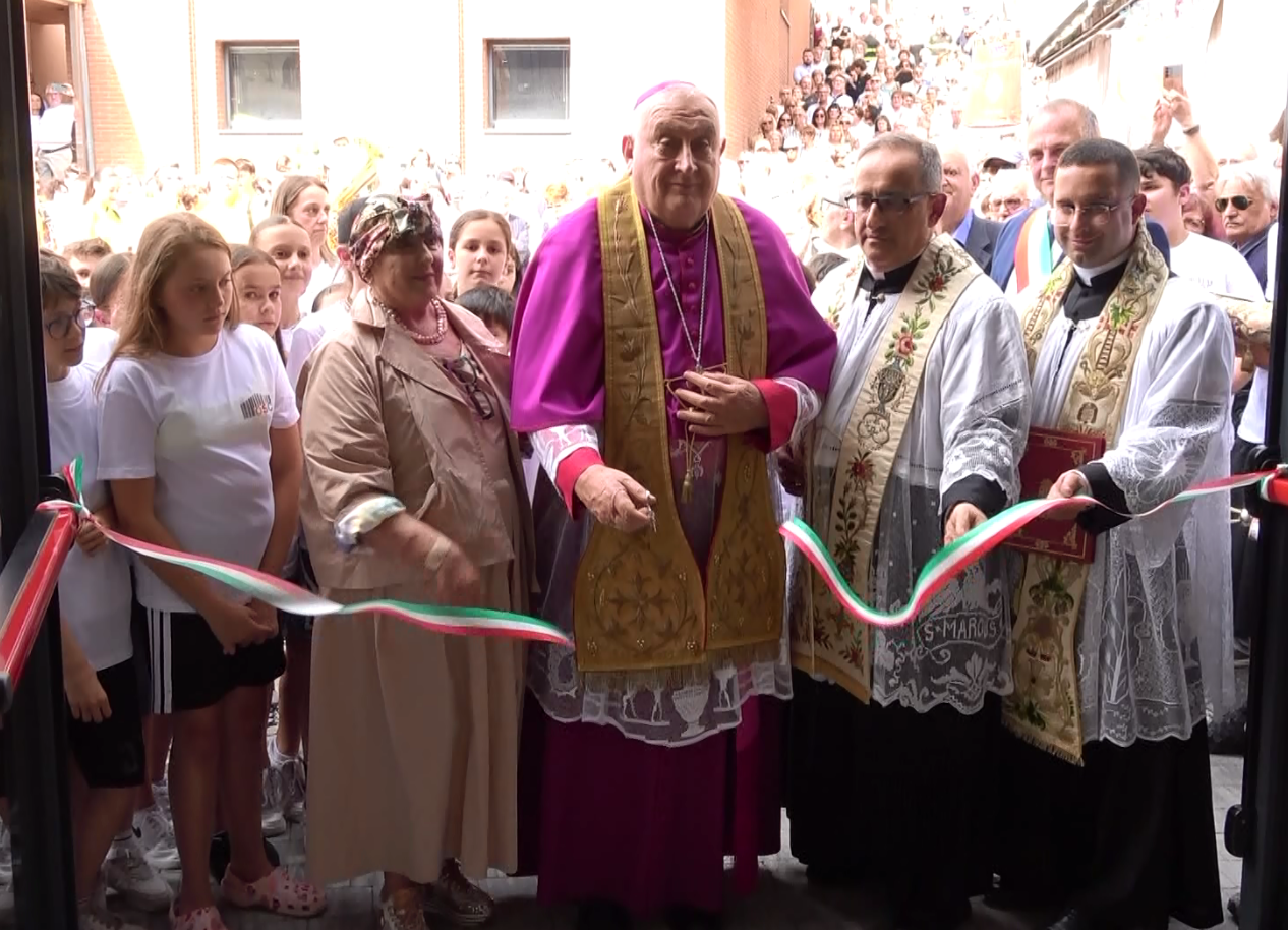 Omegna, inaugurato il nuovo salone polivalente dell'oratorio