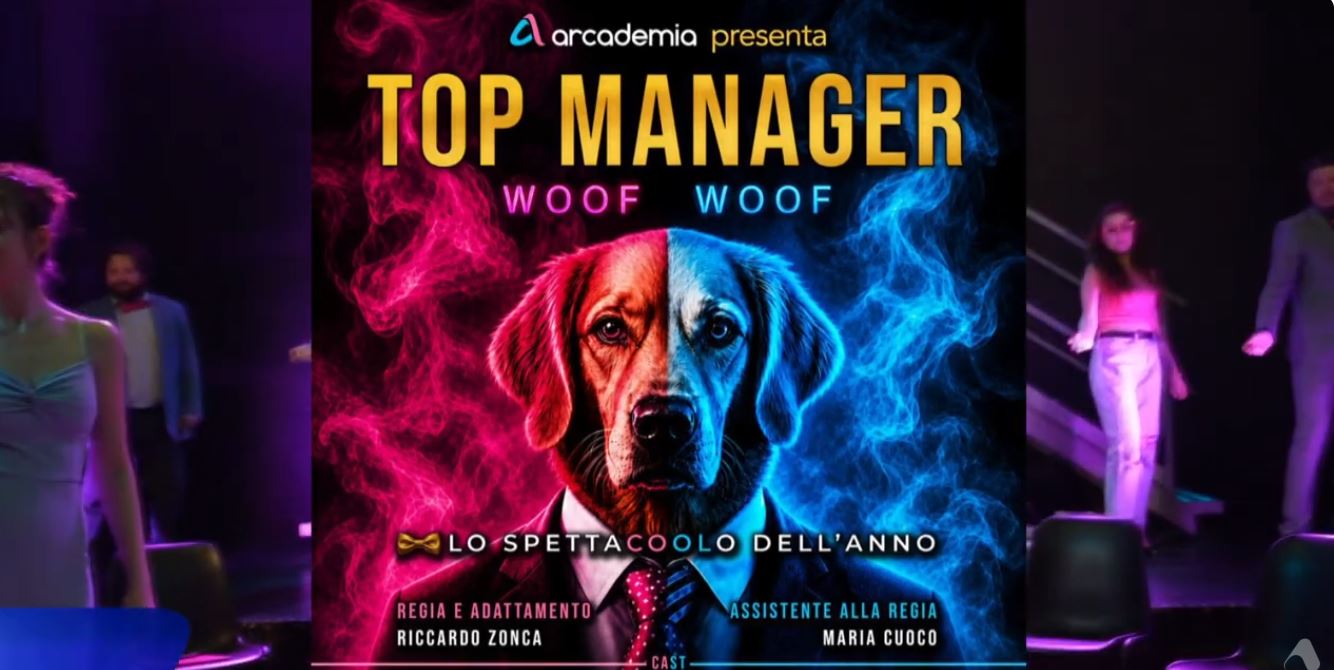 “Top manager woof woof” in scena il 14 giugno a Omegna e il 19 a Verbania con Arcademia