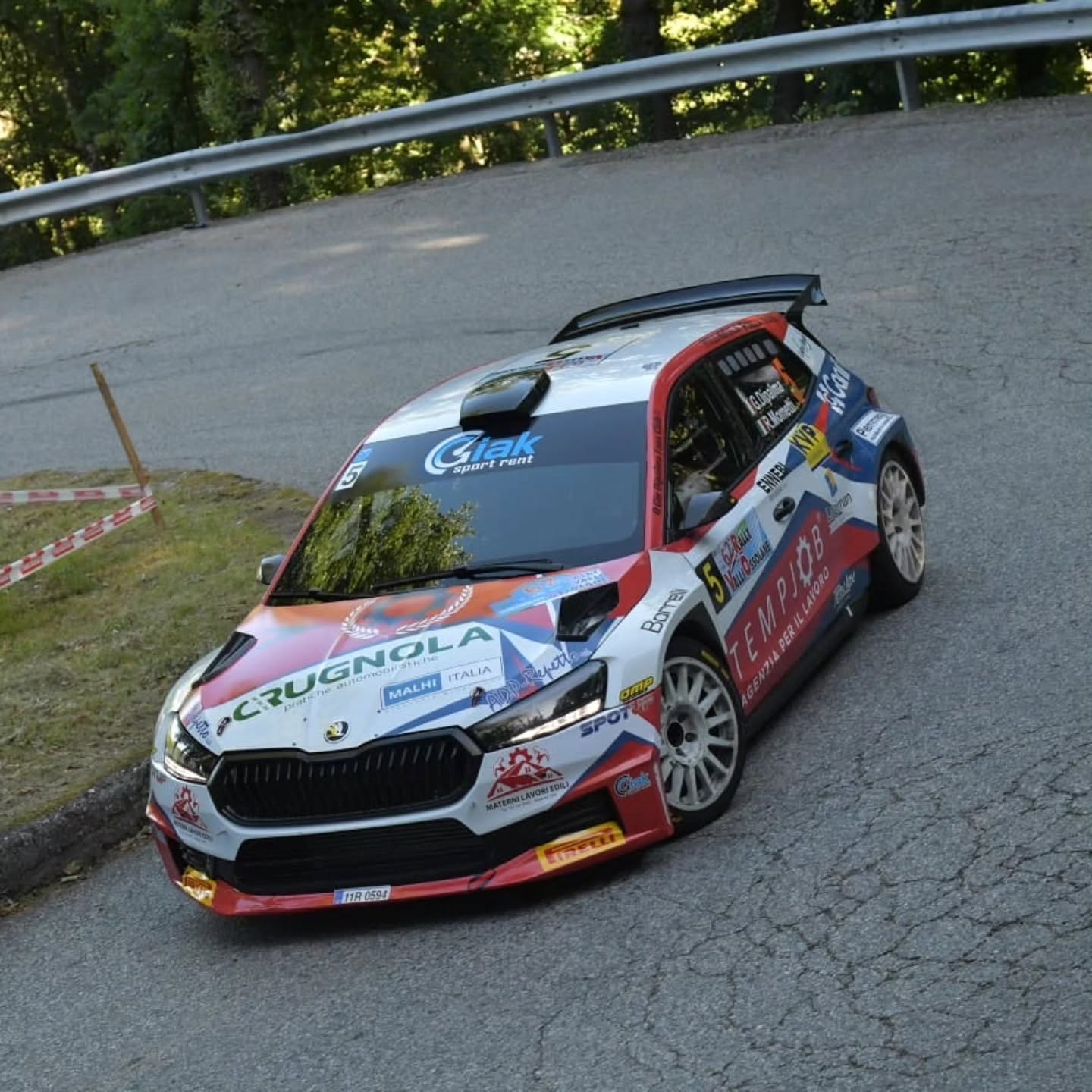 62° Rally Valli Ossolane: Di Palma fa tris e comanda, Pinzano, Signor e Caffoni inseguono, domani giornata decisiva