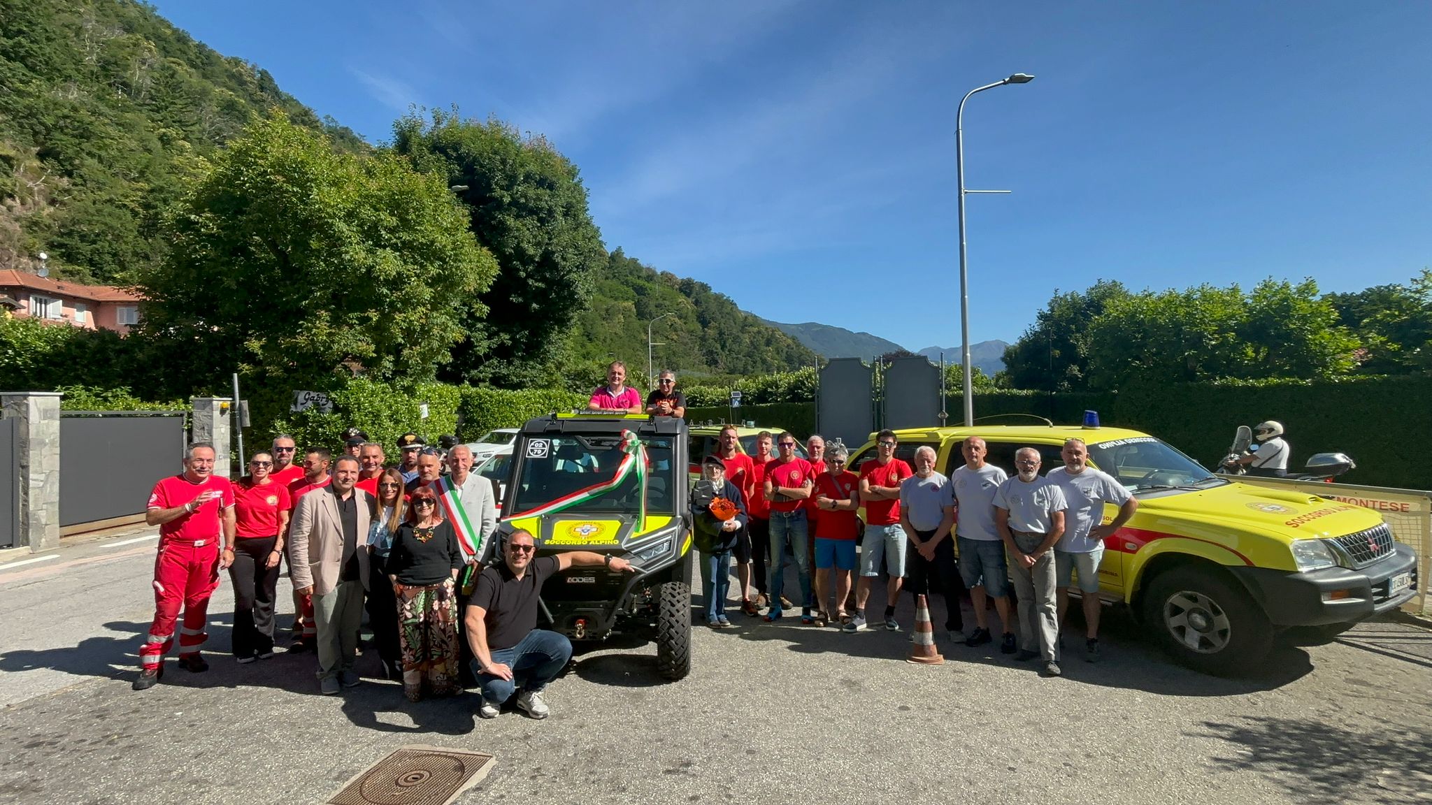 Un nuovo mezzo, un quad 4x4,  per il soccorso alpino di Cannobio