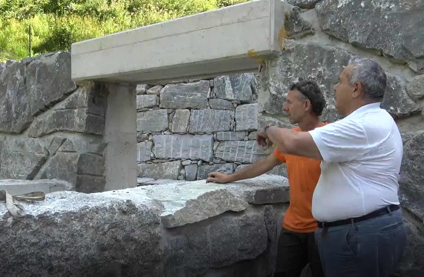 A Sasso Gambello si lavora per mettere in sicurezza la montagna