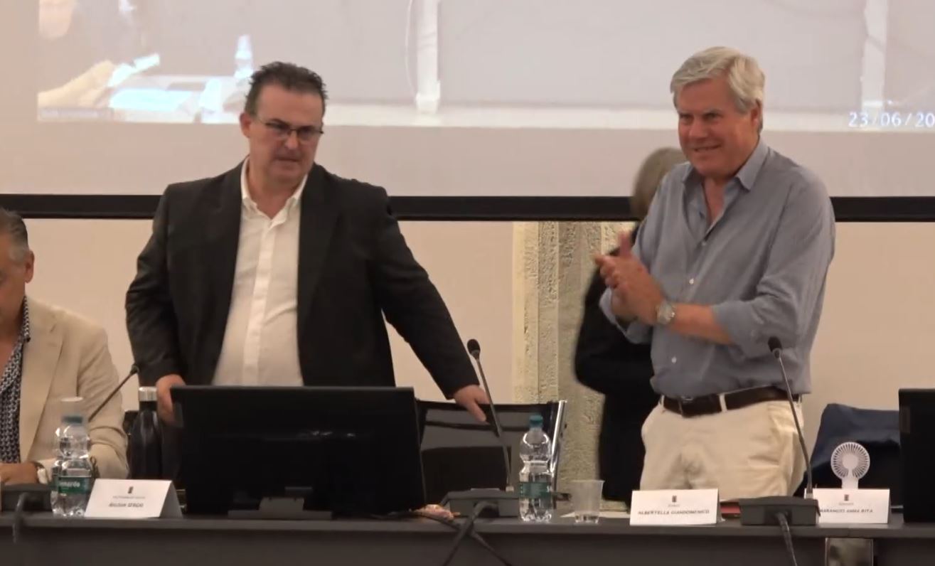 Sergio Baldan è stato eletto presidente del Consiglio Comunale di Verbania