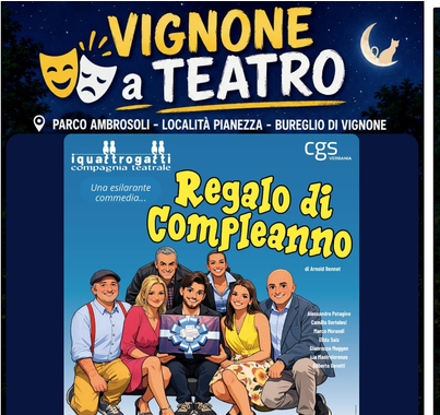Torna Vignone teatro. Appuntamento questa sera alle 21.15