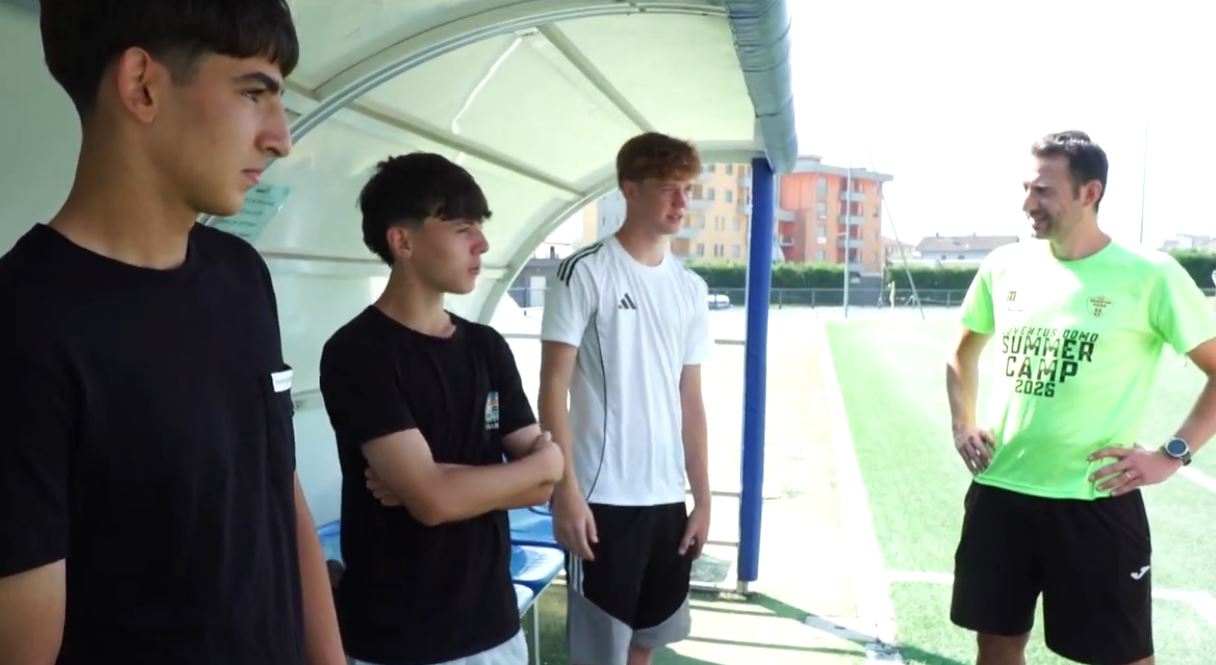 Samà, Ghiotto e Vidzivashets allo Juventus Domo Summer Camp