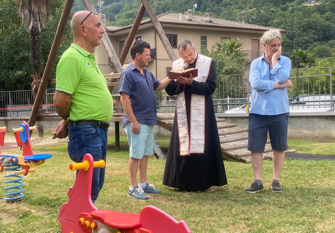 Premosello Chiovenda, inaugurato un nuovo parco giochi