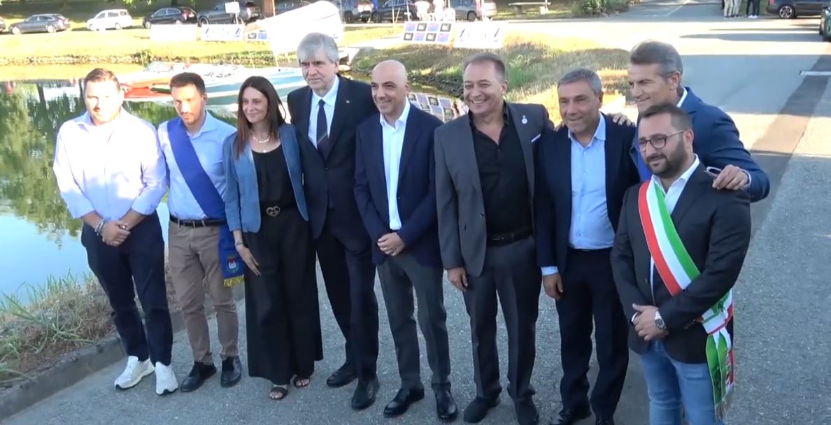 A Recetto lo sci nautico mondiale, grande evento sportivo e turistico. C'è anche il Ministro Mazzi
