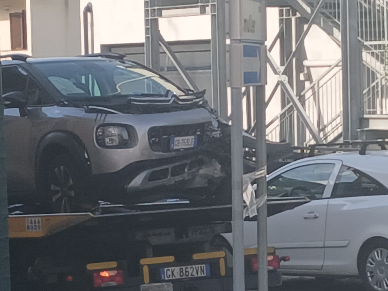 Incidente questa mattina all'incrocio tra via San Giovanni Bosco e via Muller