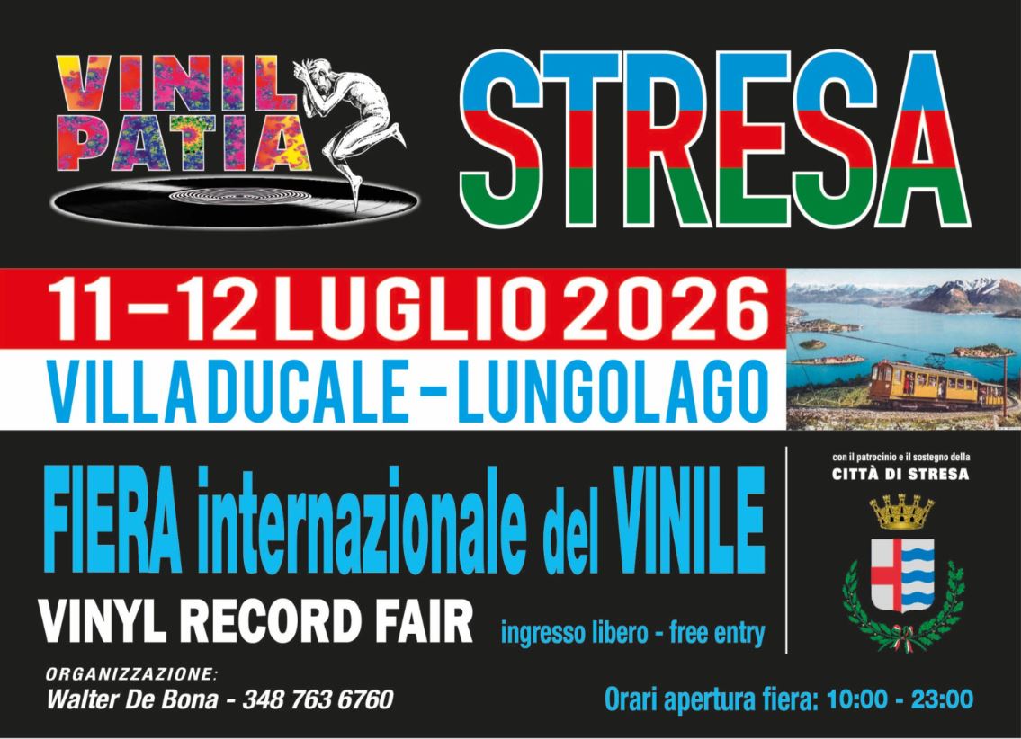 Questo fine settimana a Stresa la Fiera Internazionale del Vinile