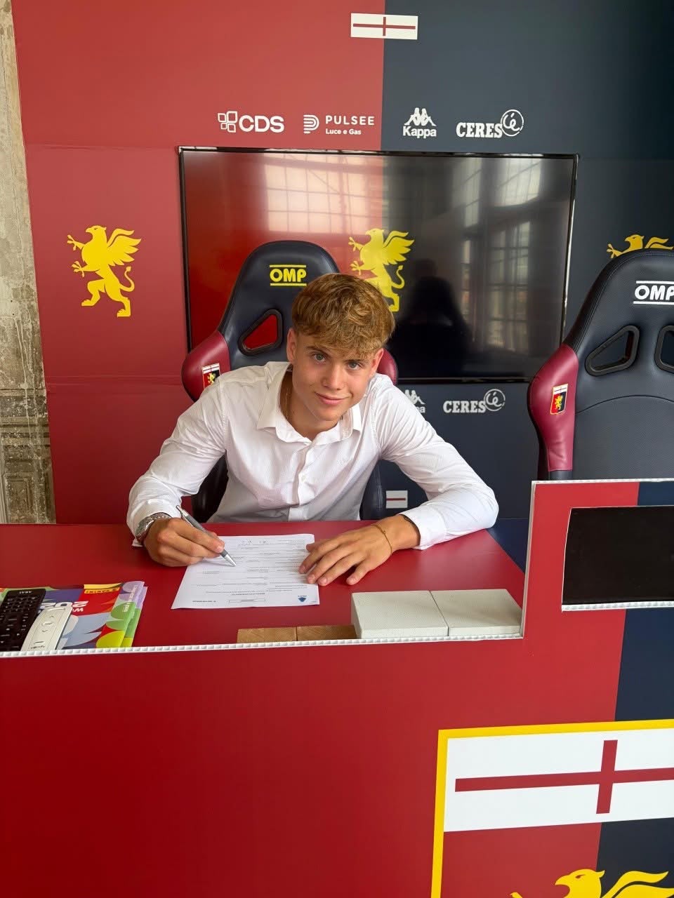 Juve Domo, Morellini firma per il Genoa