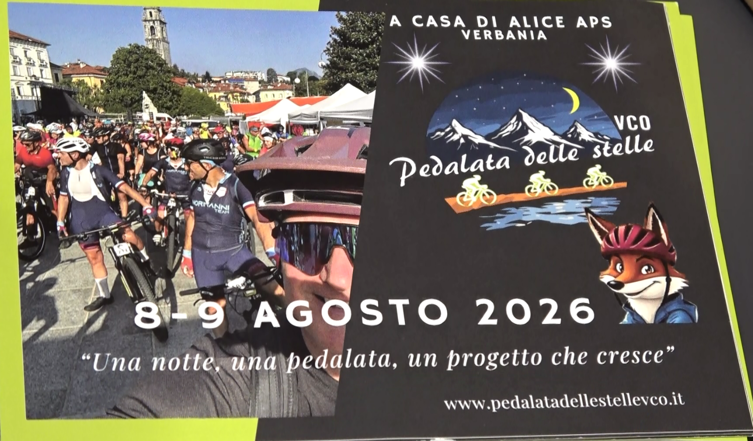 Sport, socialità e solidarietà si incontrano nella Pedalata delle Stelle VCO in programma il prossimo 8 agosto