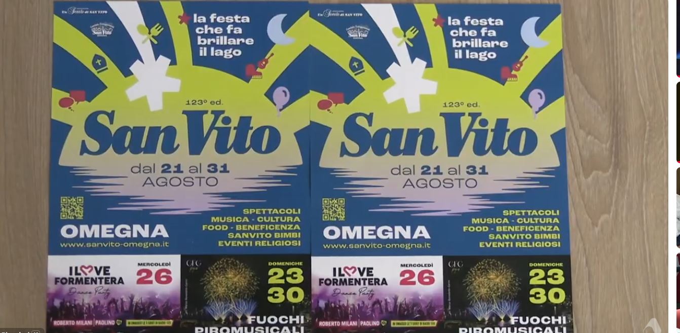 Omegna si prepara alla 123° Festa di San Vito