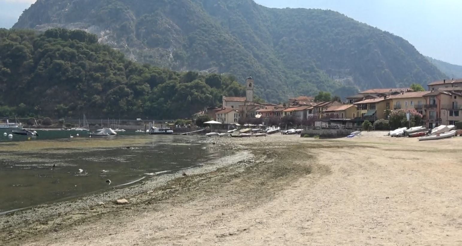 Siccità. Lago Maggiore ai minimi storici