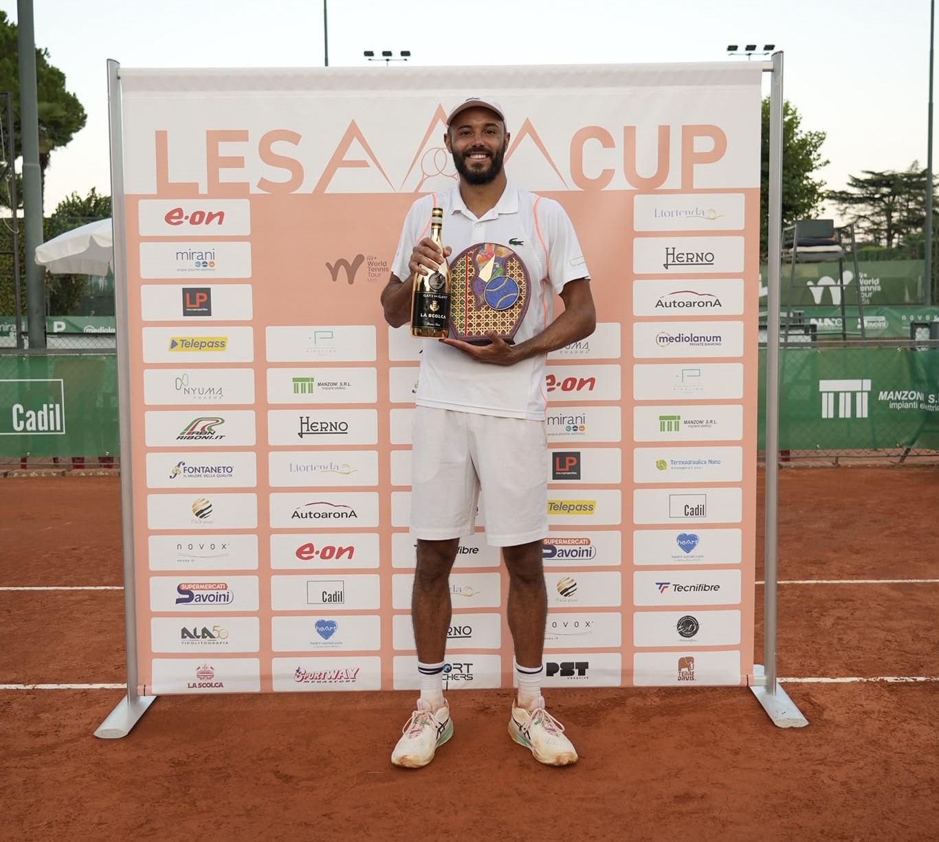 Tennis, Laurent Lokoli vince la sesta edizione della Lesa Cup