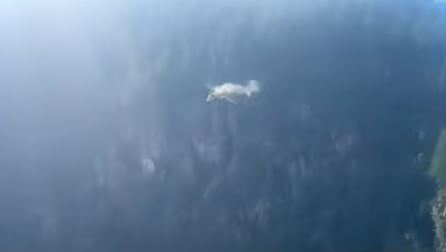 Valle Antrona, il video dell'ultraleggero che precipita nei pressi della diga di Campliccioli
