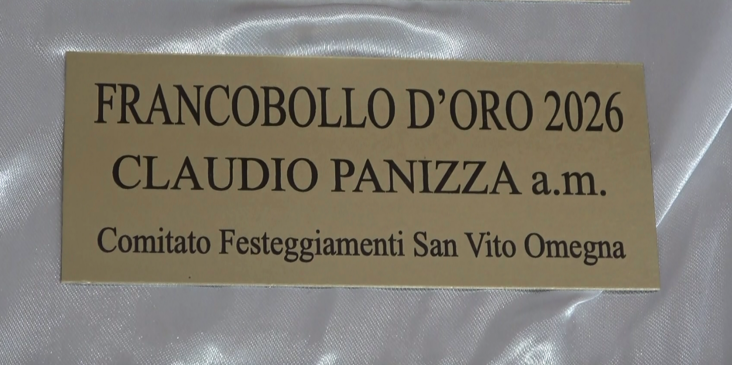 Francobollo d'Oro alla memoria di Claudio Panizza