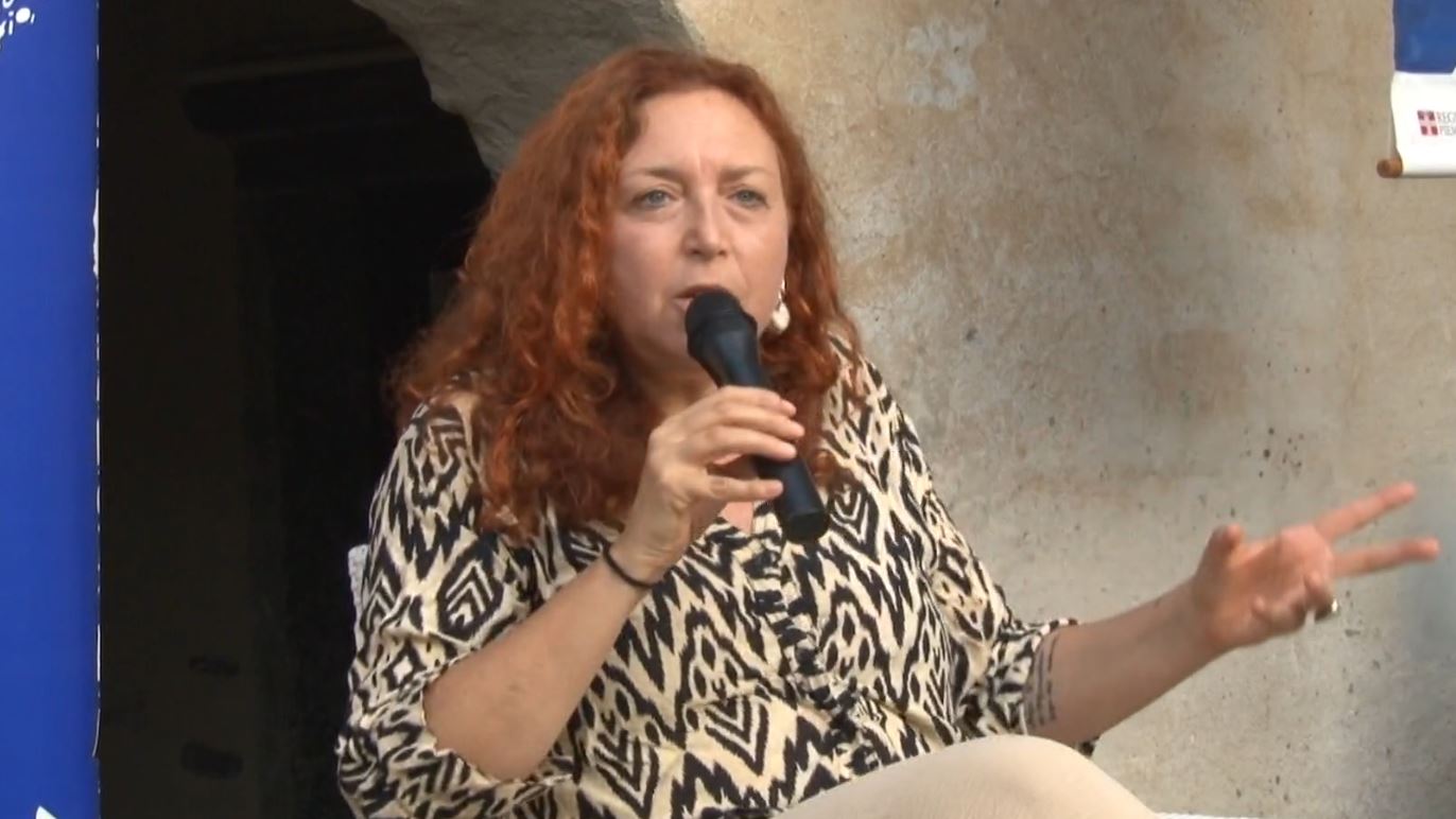 A LetterAltura la portavoce per l'Italia della Global Sumud Flotilla Maria Elena Delia