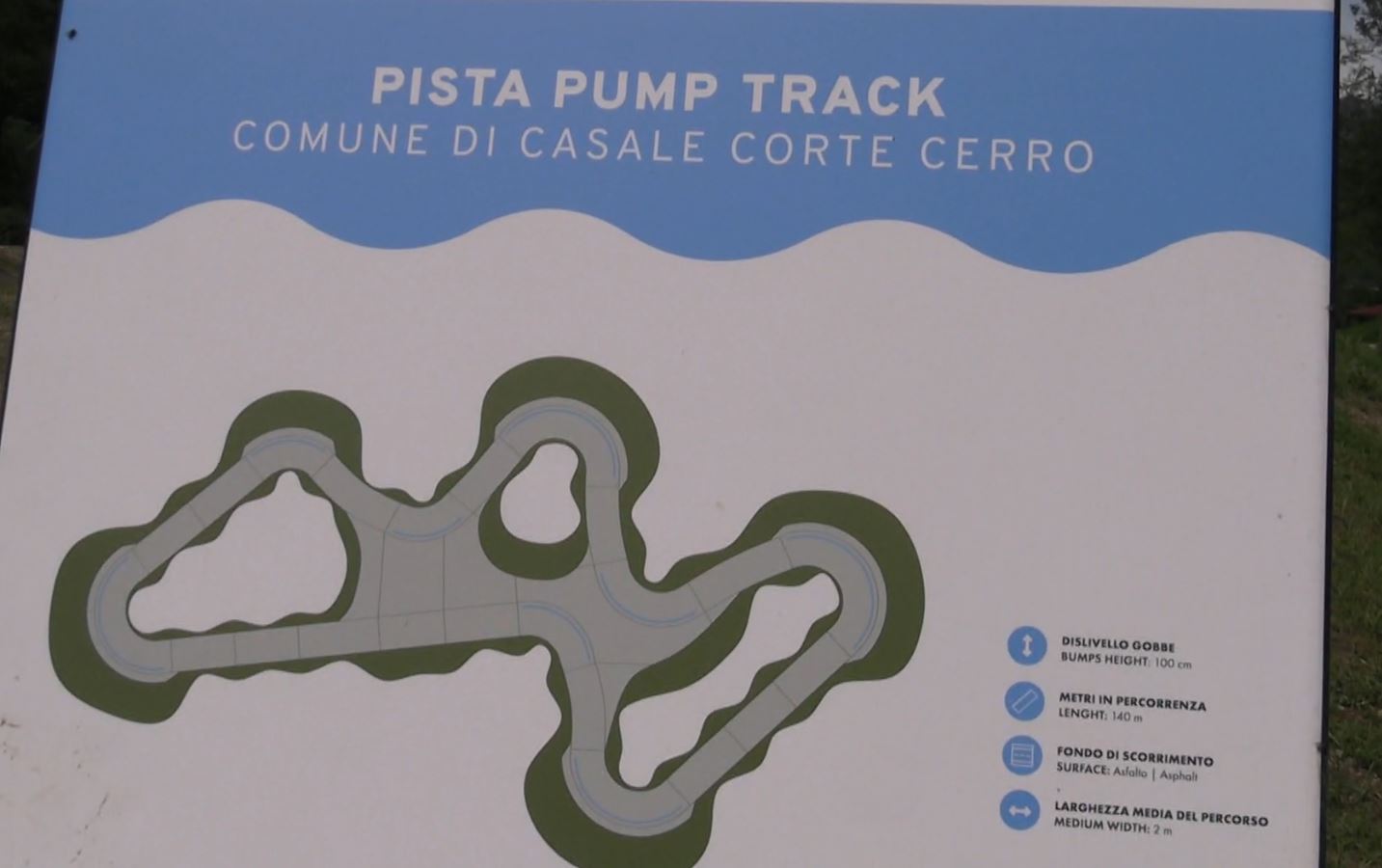 A Casale Corte Cerro una pista di Pump truck per i più giovani