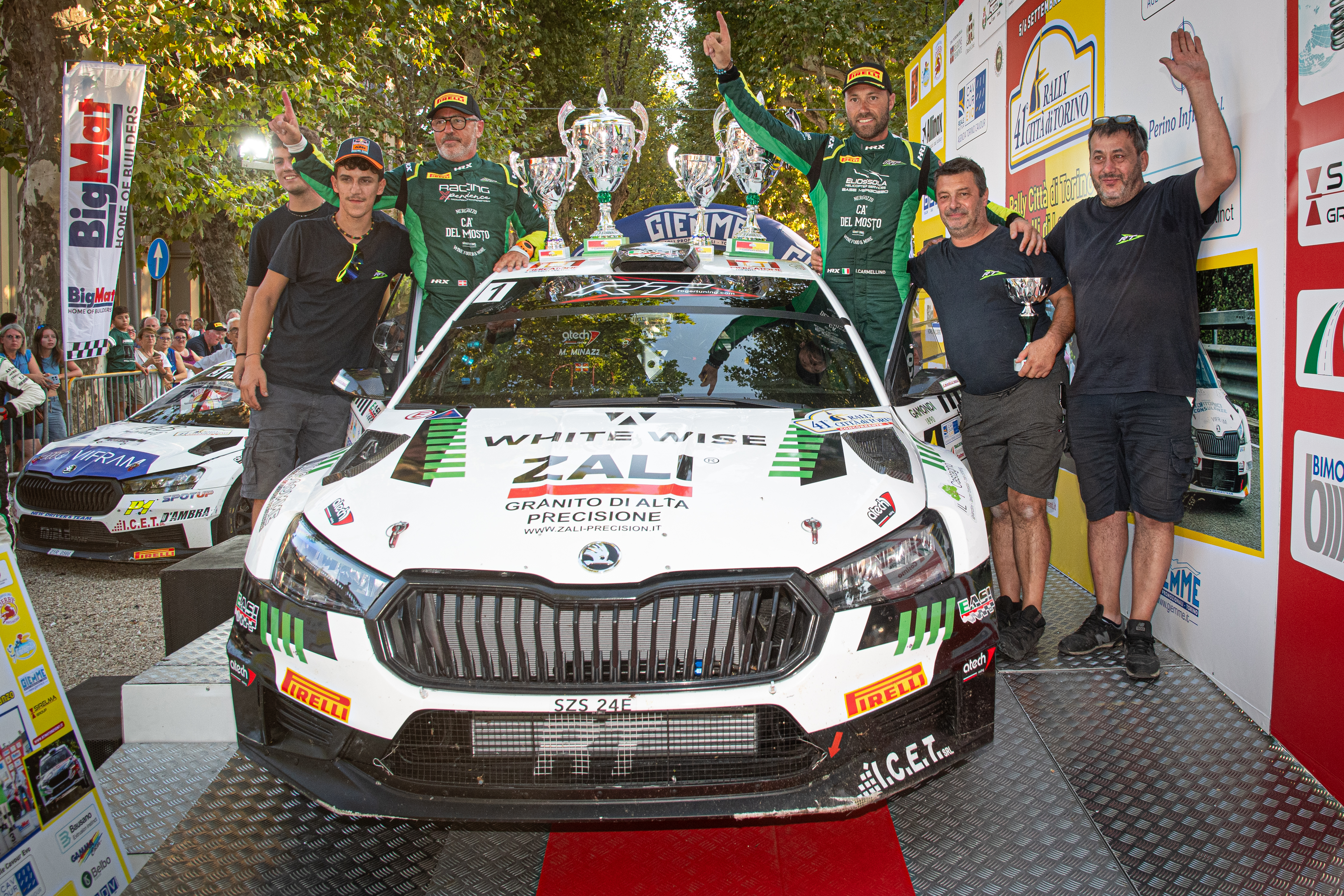 Carmellino e Minazzi vincono il Rally Città di Torino