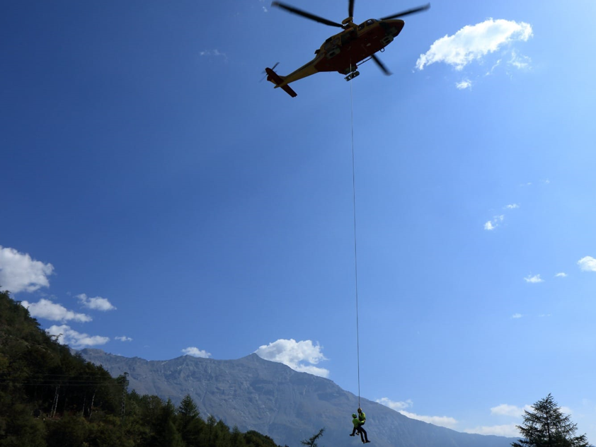 Fungiatt impossibilitato a proseguire nel cammino allerta le squadre del soccorso