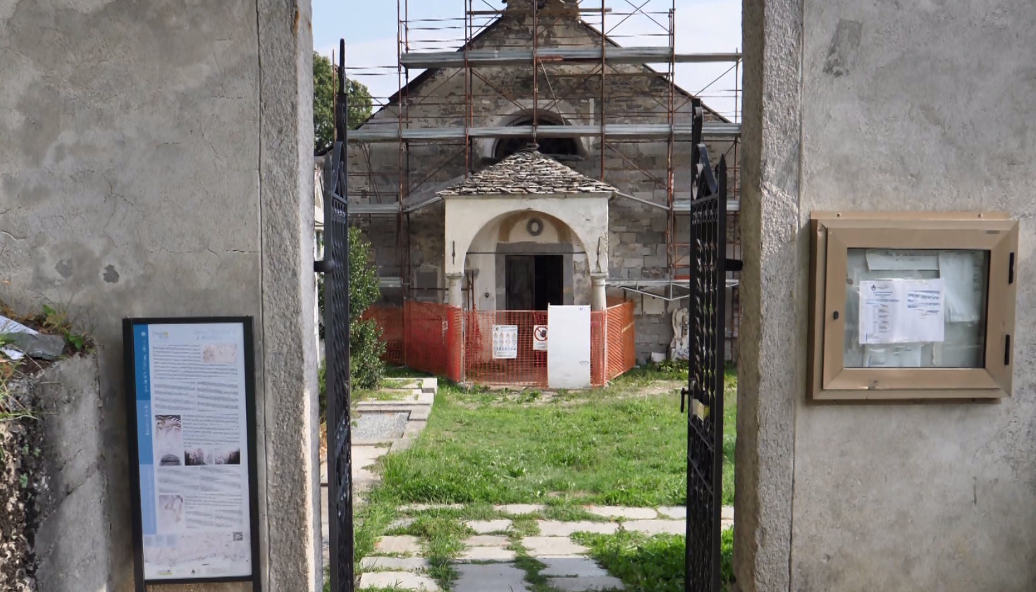 Viggiona: eventi culturali e anche concerti nella chiesa vecchia in fase di restauro