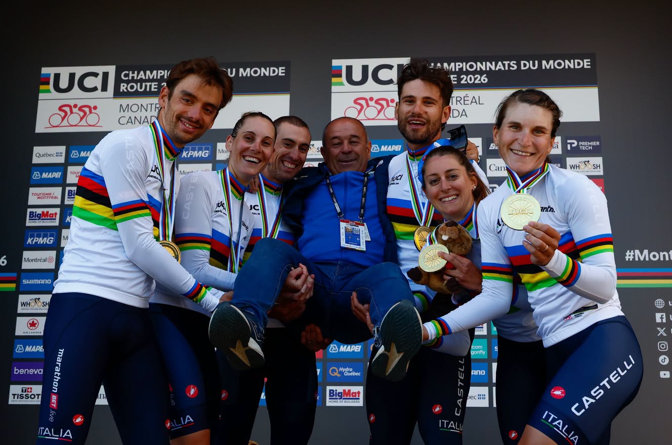Montreal 2026: Pippo ed Elisa, insieme, campioni del mondo Team Relay