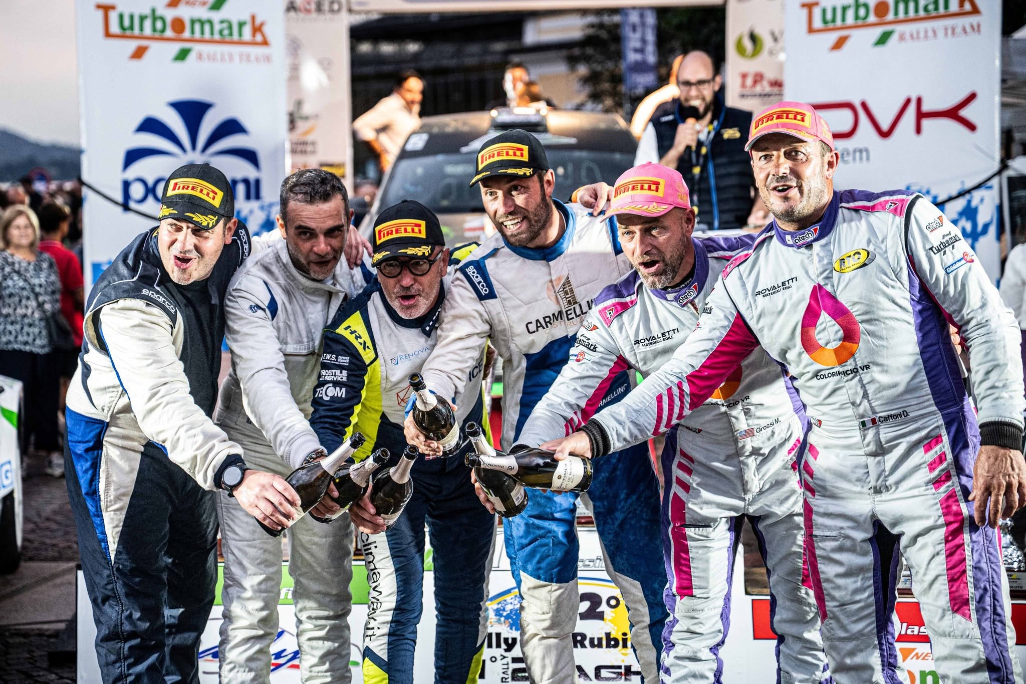 Rally del Rubinetto: gran numero di iscritti.