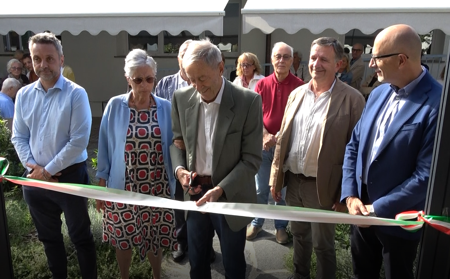 Omegna, cerimonia di inaugurazione per il giardino "Vita Vitalis"