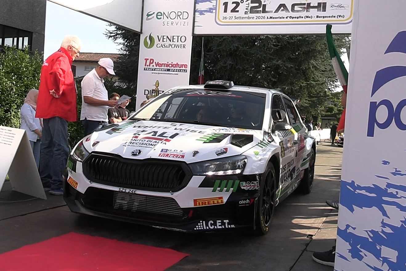 Partito il 33° Rally del Rubinetto. Carmellino-Minazzi in testa dopo la prima giornata di gara