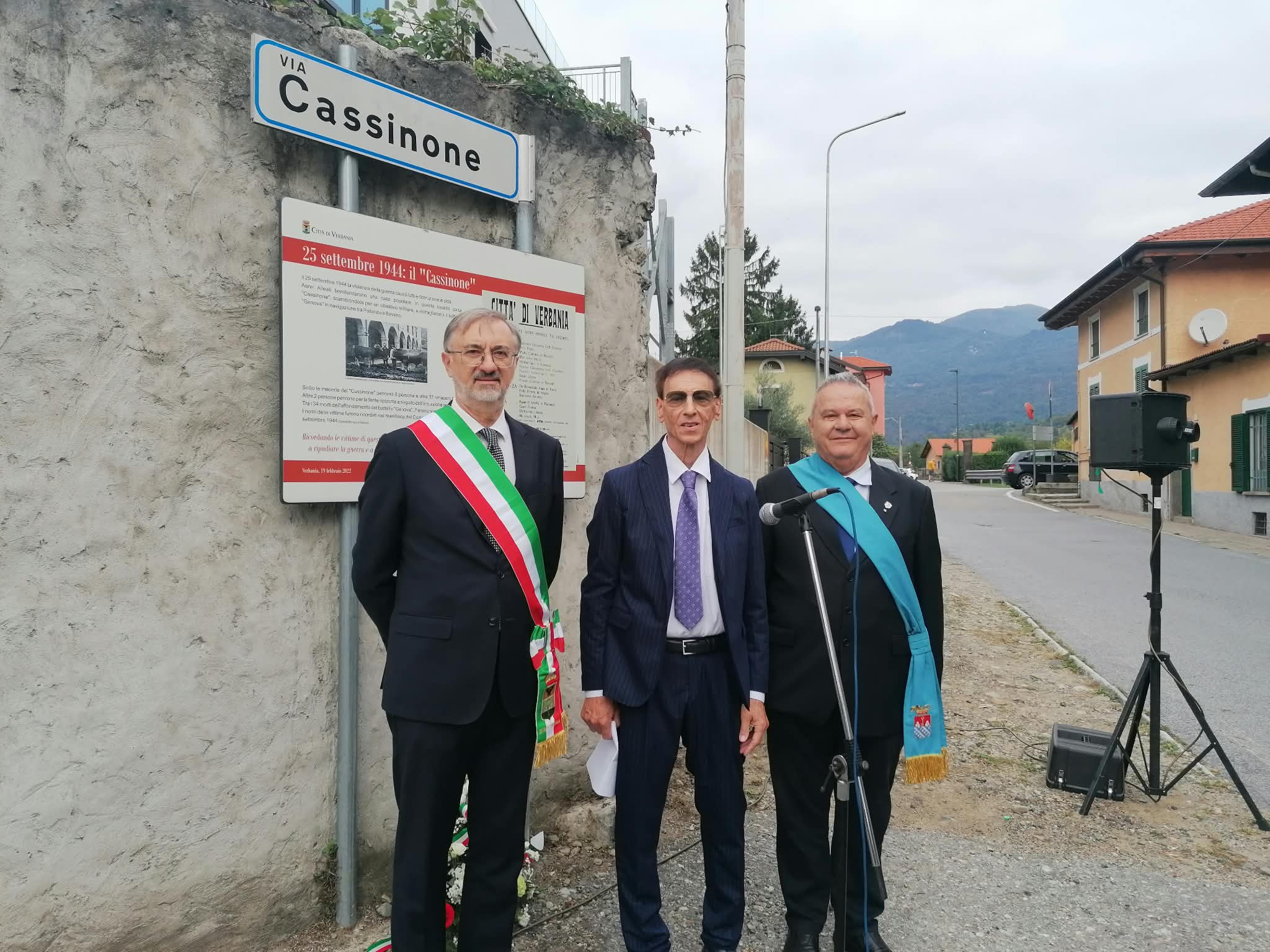 Commemorato il bombardamento di Via Cassinone a Verbania