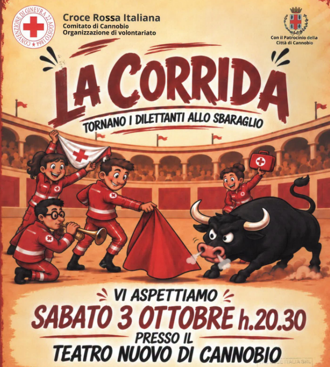 "La Corrida" al teatro Nuovo di Cannobio