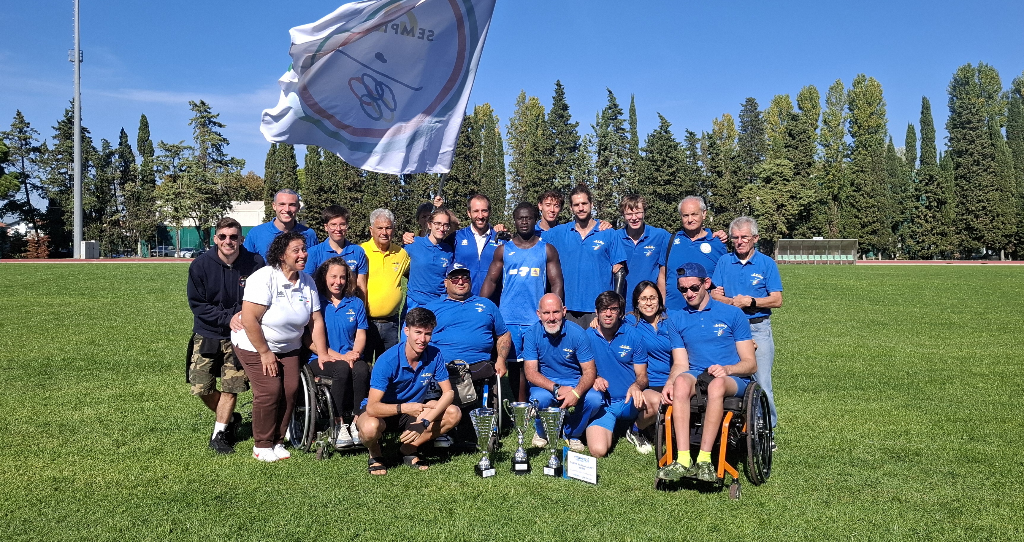 Quattro trofei per GSH Sempione 82 alla finale del Campionato di Società e Coppa Italia Lanci