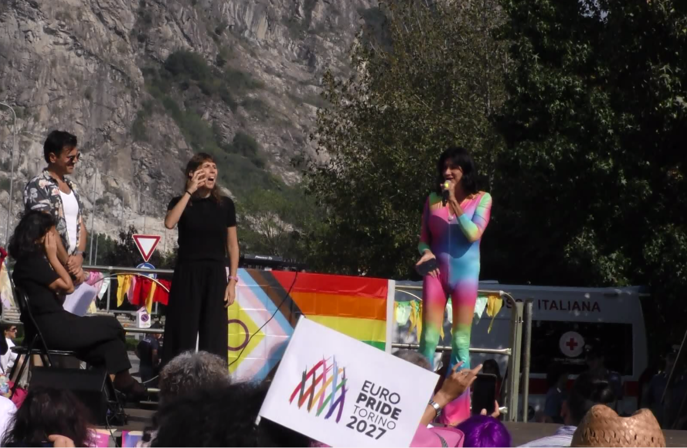 Madrina del Vco Pride Vladimir Luxuria