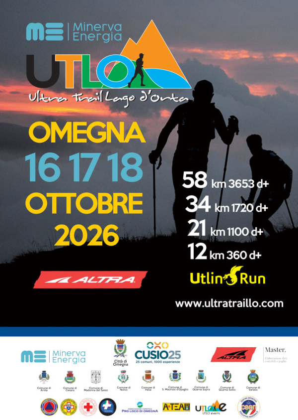 Dal 16 al 18 ottobre torna l'Ultra Trail del Lago d'Orta