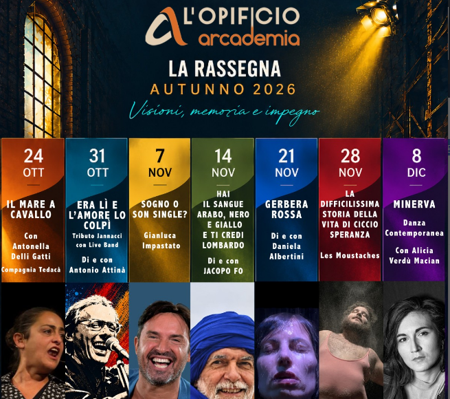 L'Opificio Arcademia presenta "Visioni, memoria e impegno"