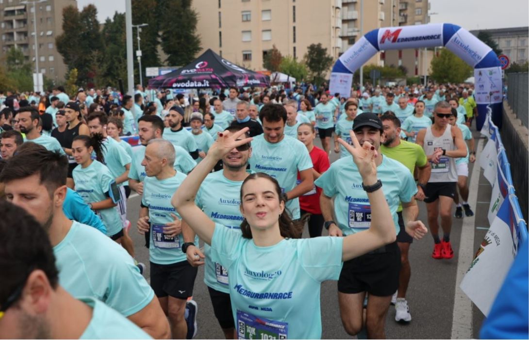Meda Urban Race da record: 3.000 al via e sold out per la festa di sport e salute con Auxologico