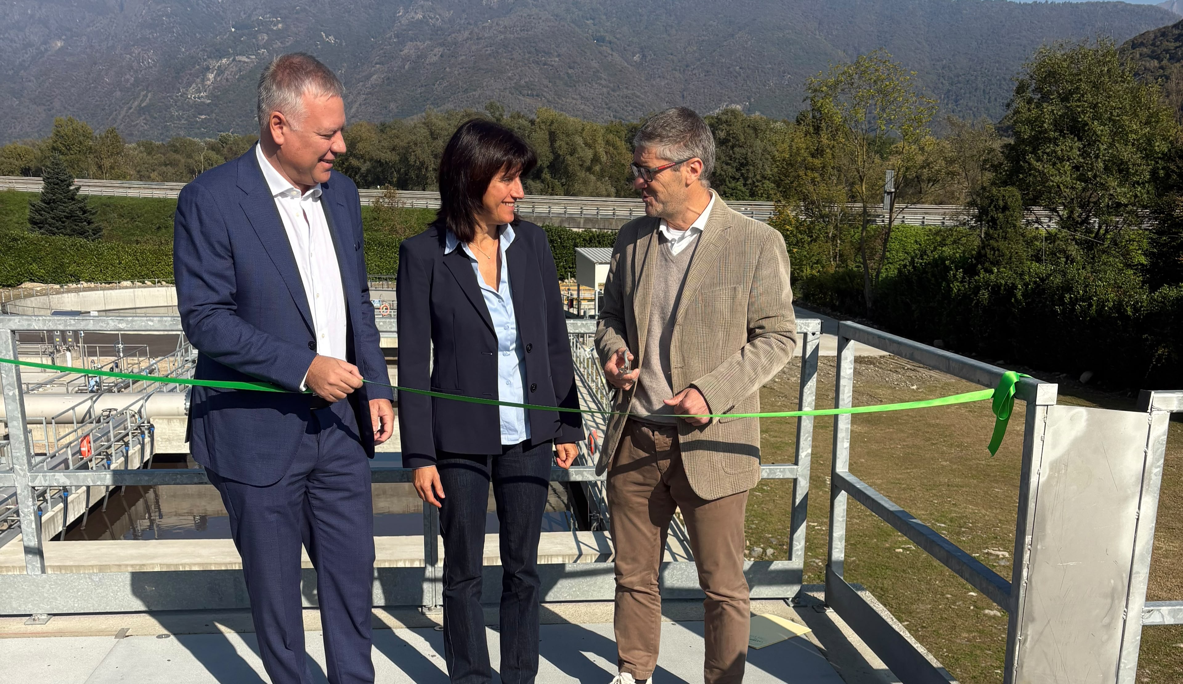 Depuratore di Gravellona T., stamattina inaugurazione dopo i lavori di adeguamento