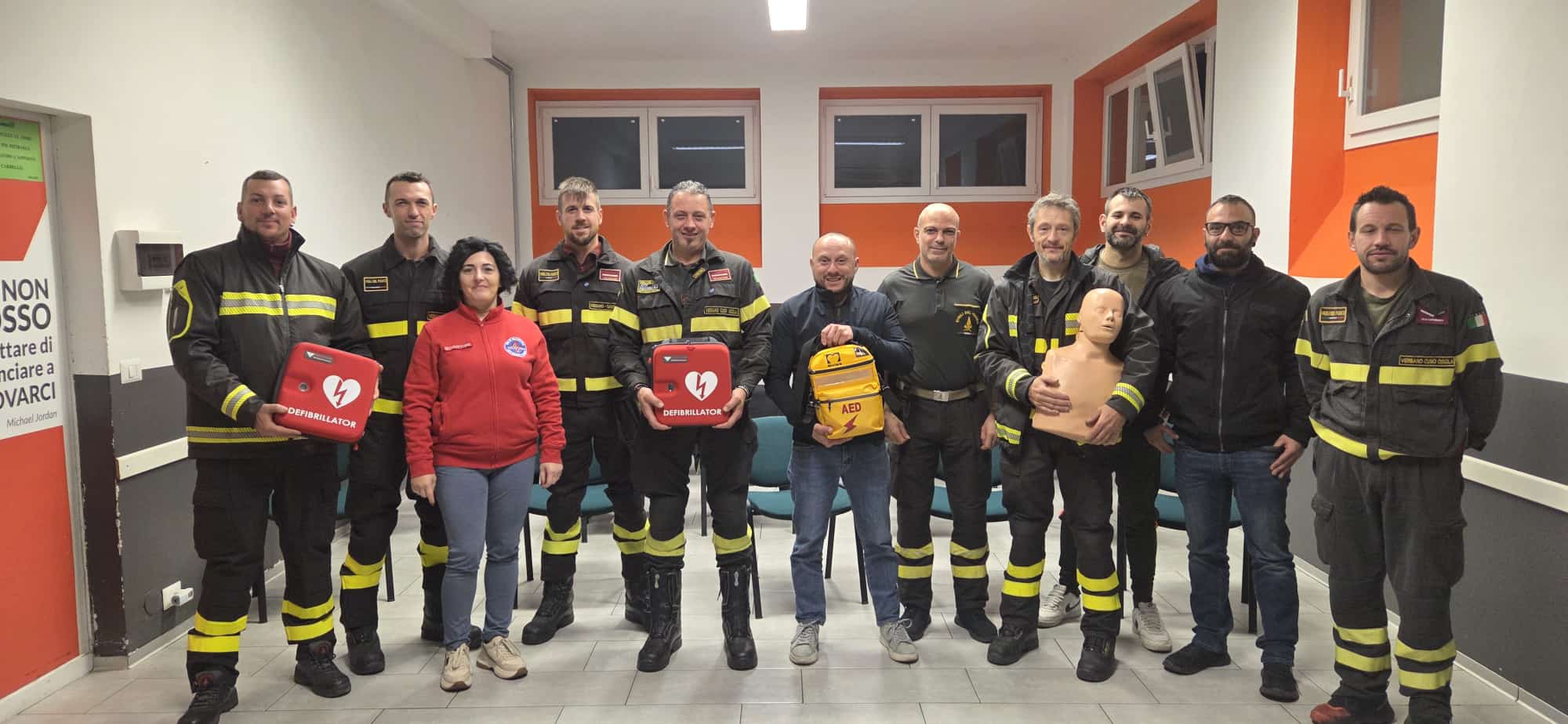 Prosegue il progetto di Cardioprotezione dedicato ai Vigili del Fuoco promosso da Salvatore Ranieri